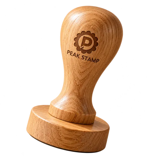 PEAK STAMP Holzstempel als Beispielabbildung
